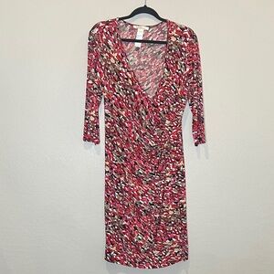 Laundry by Design Multicolor Long Sleeve Dress